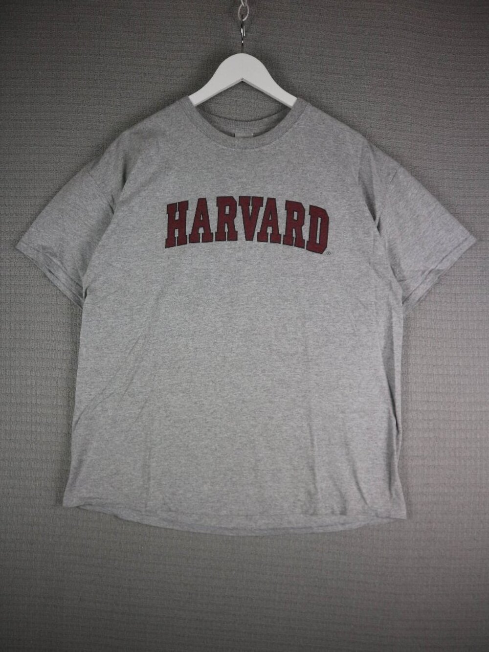 Harvard Collegiate spell out Tee Grey Mens XL